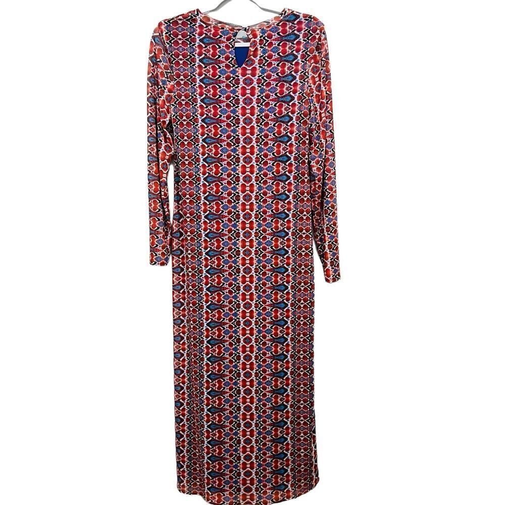Anthropologie Eva Franco Laila Mesh Long Sleeve Maxi Dress Size extra small xs - Picture 5 of 12